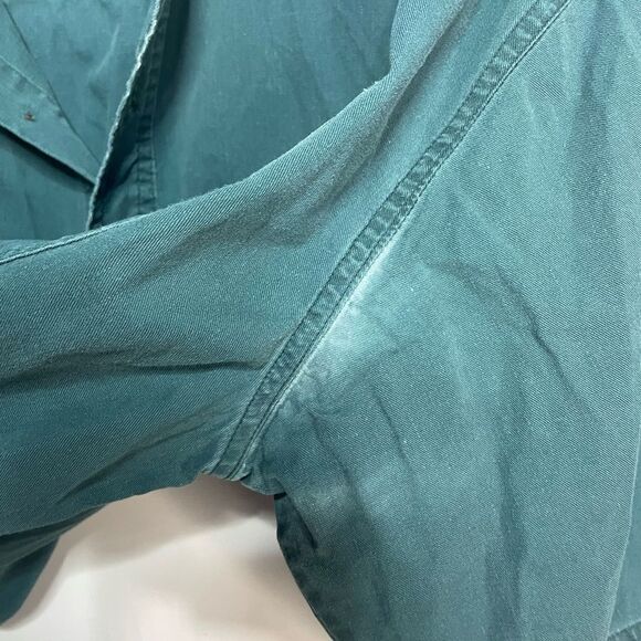 VTG Bugle Boy Green Button Front Shirt XL - Picture 3 of 6